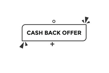 new website, click button learn cash back offer level, sign, speech, bubble  banner