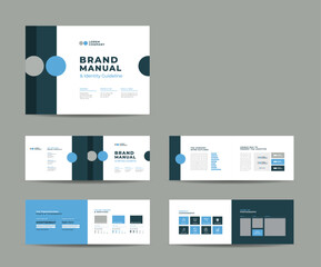 Brand Guideline Design or Company theme and art direction guide or Identity color sheet