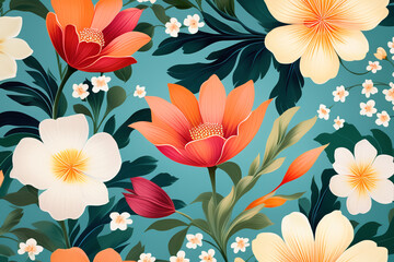 seamless floral pattern