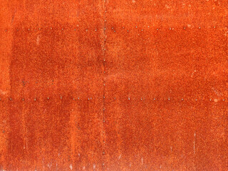 Rusty metal background with streaks of rust. Corroded metal background. Rust stains. Rusty...
