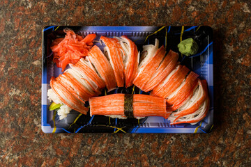 crab sushi roll © miss