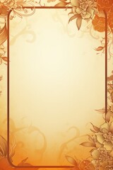 Amber illustration style background very large blank area