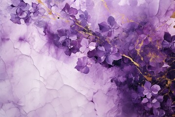 amethyst abstract floral background with natural grunge textures