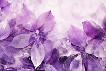 amethyst abstract floral background with natural grunge textures