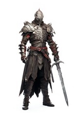 Fototapeta premium Gallant Medieval Knight, AI Generated