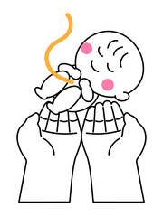 赤ちゃんが生まれた時のイメージ