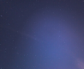 Fototapeta na wymiar Blue Night Sky with Cloudy Haze
