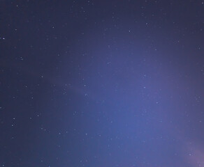 Blue Night Sky with Cloudy Haze