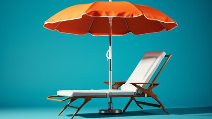 Umbrella pool chair
