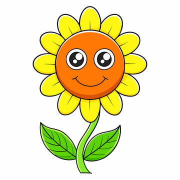 sunflower with a smile