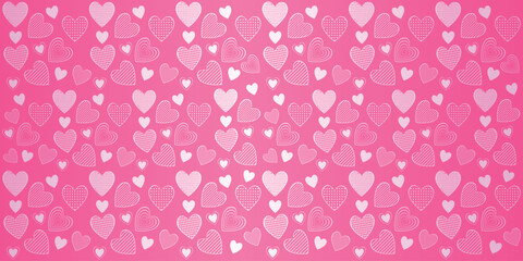 Happy valentines day. Vector banner, greeting card, flayer, poster,  with text Happy valentines day
