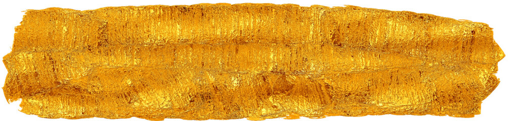 Golden Elegance, abstract gold brush stroke.