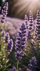 Obraz premium Lavender flowers close up