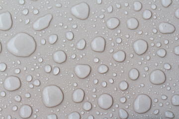 background of water drops on the granite floor