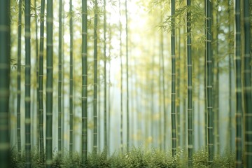 Fototapeta premium Relaxing bamboo background Create a calm and natural atmosphere