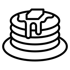 Pancake Icon Element For Design