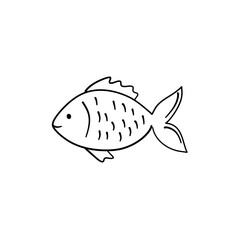 Sea Fish Doodle