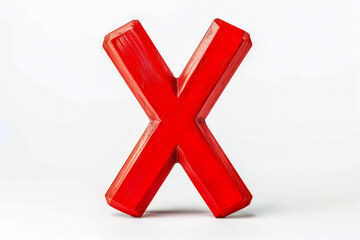 Obraz premium Red and black symbol image