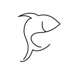 Fish outline