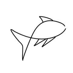 Fish outline