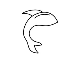 Fish outline