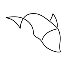 Fish outline