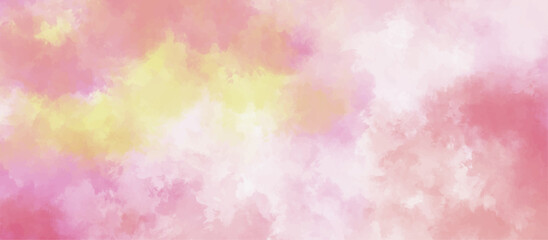 abstract colorful background with bokeh .Delicate sepia background with paint stains watercolor texture .subtle watercolor pink yellow blue gradient illustration.