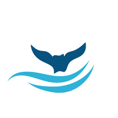 Fish tail icon