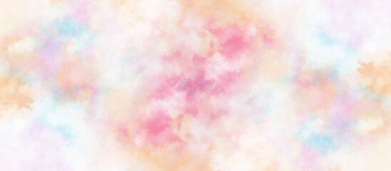 abstract colorful background with bokeh .Delicate sepia background with paint stains watercolor texture .subtle watercolor pink yellow blue gradient illustration.