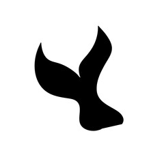 fish tale vector icon