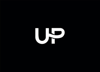 UP  abstract logo design and creative logo