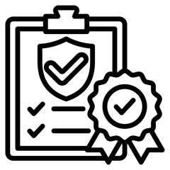 Quality Control Icon Element For Design