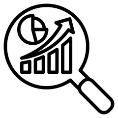 Data Analysis Icon Element For Design