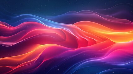 abstract wave color