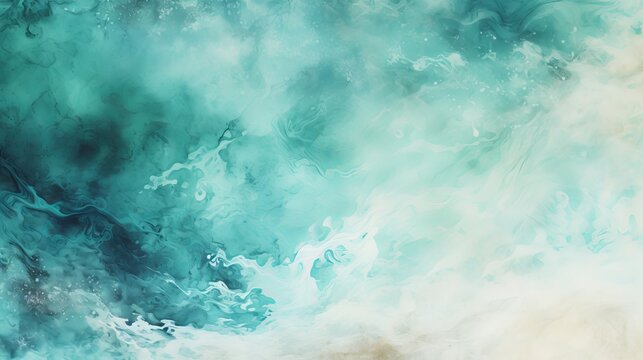 Magical abstraction. mesmerizing sea, sand, and waves - inspiring artwork for design and creativity