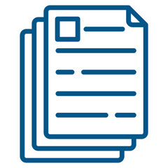 Document Icon Element For Design