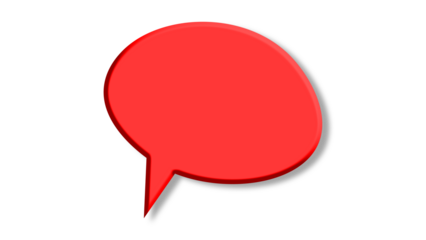 3D speech bubble icons, isolated on orange background. 3D Chat icon. social media chat message icon. Empty text bubbles in various shapes, comment, dialogue balloon vector set.