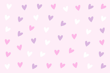 decorative and cute love heart pattern for wrapping paper