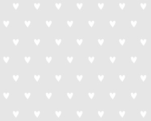 minimal and cute love heart pattern for wrapping paper print