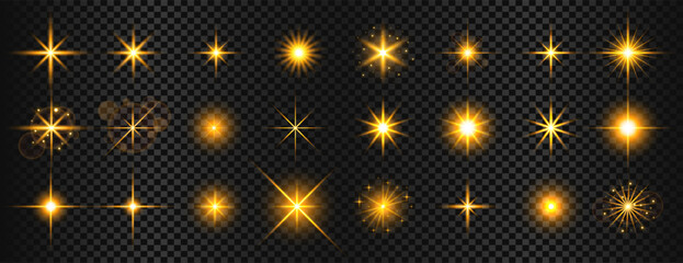set of transparent starlight particle background add a sparkle of glamour