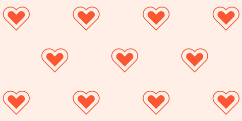 eye catching love heart pattern wallpaper for valentines couples