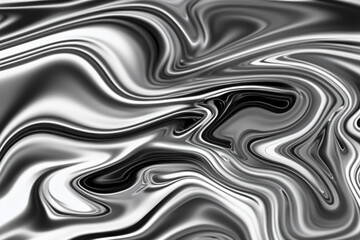 Obraz premium Metallic abstract wave liquid background