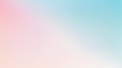 Sky blue azure teal pink coral peach beige white abstract background. Color gradient ombre blur. Light pale pastel soft shade. Rough grain noise. Matt brushed shimmer. Liquid water. Design. Minimal.