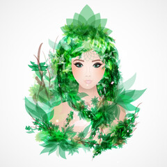 Mother Earth Day Vector Illustration