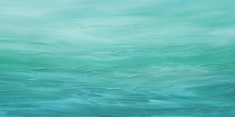 Smooth turquoise acrylic paint texture with soft wave patterns, perfect for artistic backgrounds.