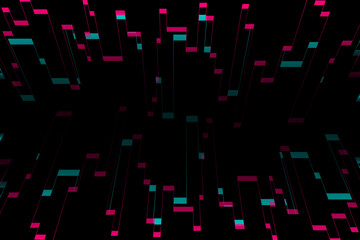 Colored modern background in the style of the social network. Digital background. Stream cover. Social media concept. Vector illustration