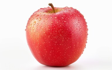 Apple fresh fruit on white blackground.