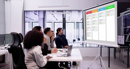 Business Team Meeting Or Presentation