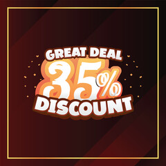 Discount Number Vector Design Collection