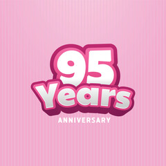 Anniversary Number Vector Design Collections